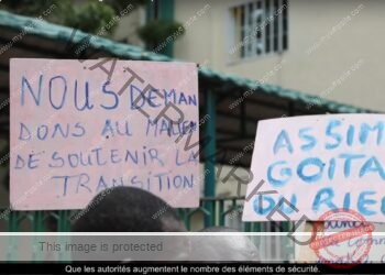 Bagadadji : la jeunesse condamne l’agression du président Assimi Goïta