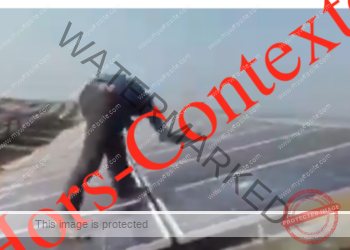 Faux, ces images ne montrent pas des villageois détruisant un panneau solaire qui serait à l’origine de leur manque de pluie