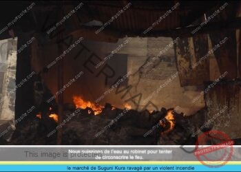 Bamako : le marché de Suguni kura ravagé par un violent incendie